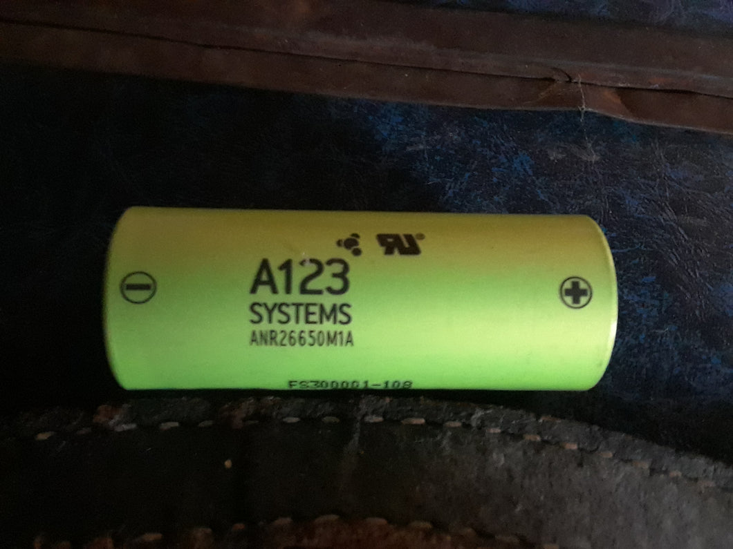 A 123 26650 batteries
